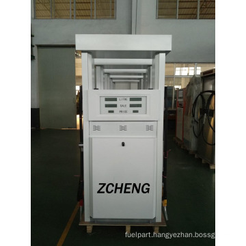 Zcheng White Color Petrol Station Double Pump Fuel Dispenser